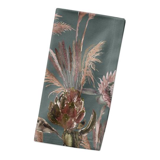 Protea Blooms Cotton Twill Napkin